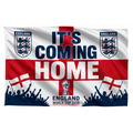 England/Three Lions World Cup 2026 Flag/banner - 5x3ft - "It's Coming Home"