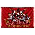 Arsenal FC - These Streets Are Our Own - Tifo Flag/Banner for Fans | 5x3ft